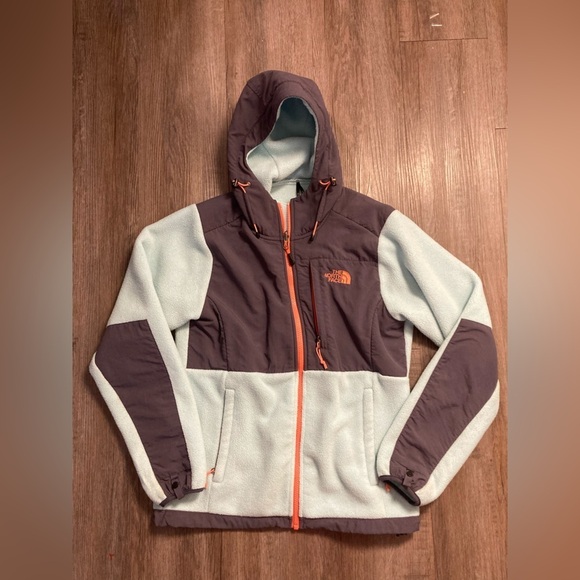The North Face Women’s Denali Jacket Small Zip Up Fleece Colorblock - Picture 1 of 9